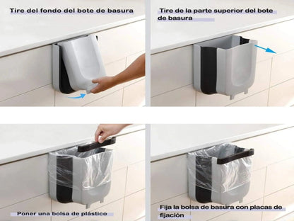 CANECA PARA BASURA PLEGABLE