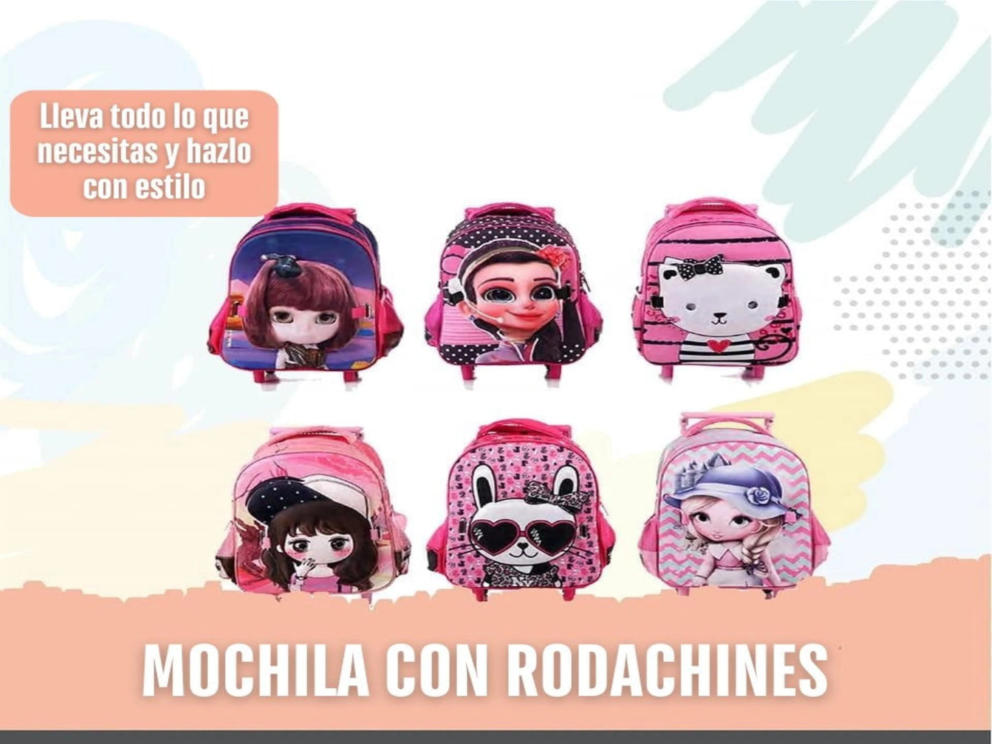 MOCHILA CON RODACHINES